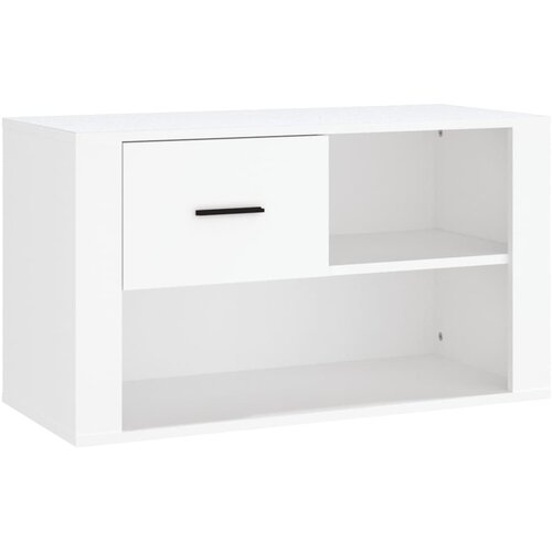 Maison Chic Omarica za obutev - Kopa za čevlje bela 80x35x45 cm inženirski les, (21777503) Slike