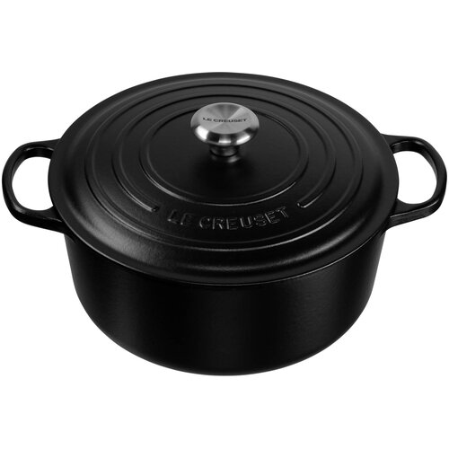 Le Creuset signature casserole round 28 cm black Slike