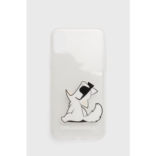 Karl Lagerfeld Etui za telefon Iphone X/xs prozorna barva Slike