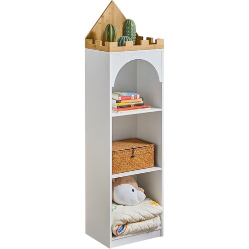 SoBuy knjižna omara za otroke v beli barvi v skandinavskem slogu, (20815220) Slike