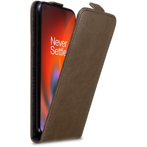  Ohišje, združljiv z OnePlus v kavi Brown - zaščitni pokrov v zasnovi Flip z magnetnim zapiranjem, (20587749) Cene
