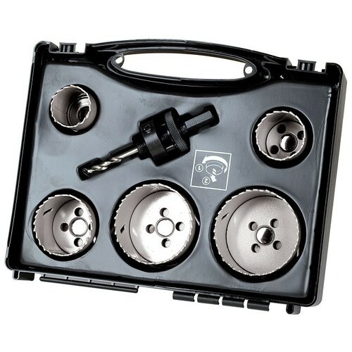 Wolfcraft Set krunastih testera BiM u koferu sa adapterom 3764000 fi 35 40 51 65 68 Cene
