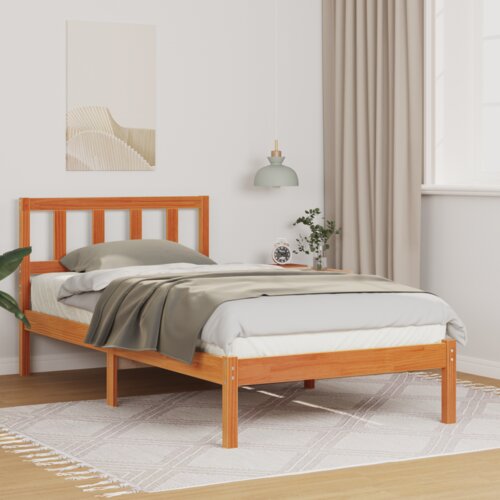  Krevetna konstrukcija s uzglavljem Voštano smeđa 80 x 200 cm Cijene