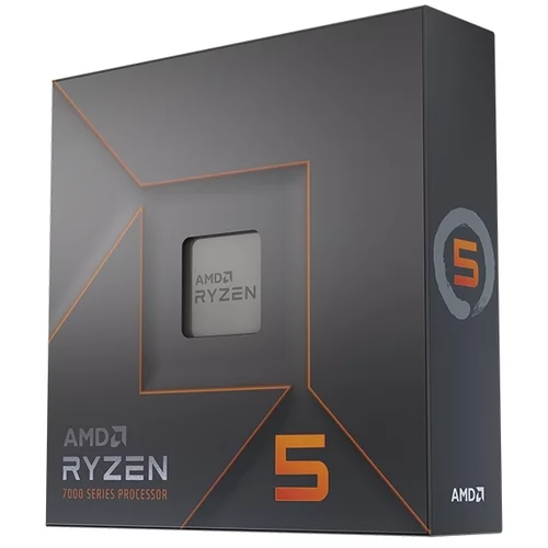 AMD CPU Desktop Ryzen 5 6C/12T 7600X (4.7/5.0GHz Boost,38MB,105W,AM5) box, with Radeon Graphics - 100-100000593WOF