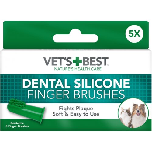  Vet's best dental silikonska četkica za zube pasa 5 kom Cene