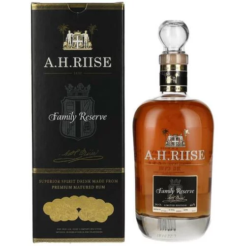 Ah_riise AH RIISE rum Family Reserve Solera 1838 A.H. Riise 0,7 lzx60