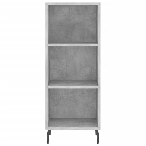  Visoka komoda siva betona 34,5x34x180 cm od konstruiranog drva Slike