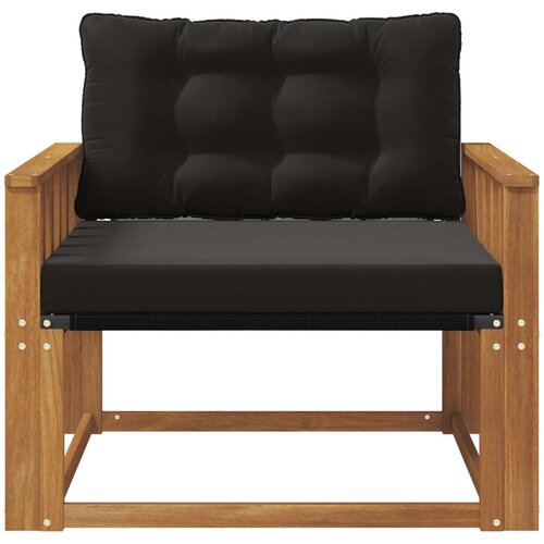  Set vanjskih sofa Čvrsto drvo akacije i Textilene Prirodna Slike