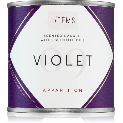 Items Essential 09 / Violet dišeča sveča 100 g