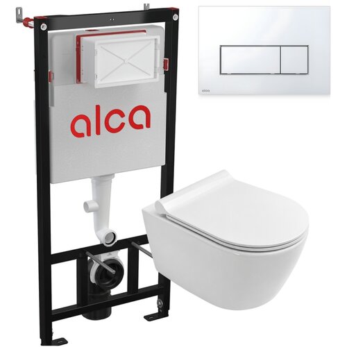 Alca set modul ugradni vodokotlić i thin hrom tipka i giusta ultima vortex wc šolja i slim soft close daska Cene