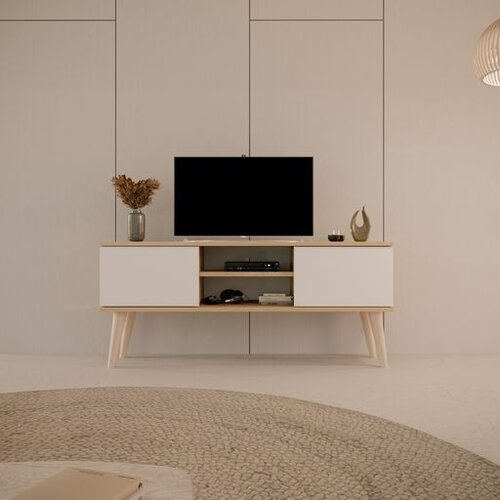HAPPYKIDS TV OMARICA TORONTO 120 CM - HRAST/BELA Cene