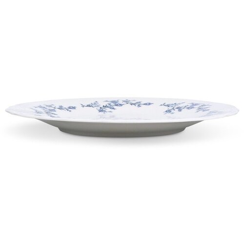 BonBistro Bel/moder servirni porcelanast krožnik &amp;oslash; 32 cm Retro &amp;ndash; Slike