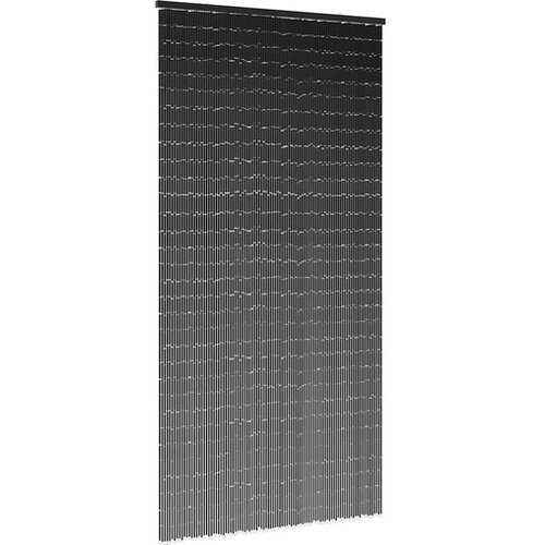 VidaXL Komarnik za vrata iz temno sivo 100x220 cm bambus Slike