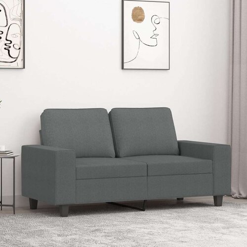  Dvosjed od tkanine tamnosivi 120 cm Cijene
