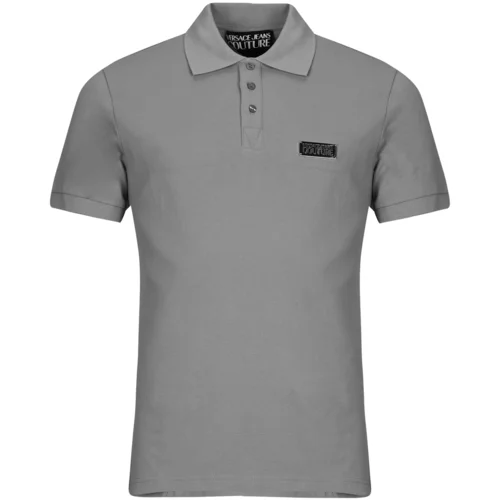 Versace Jeans Couture Polo majice kratki rokavi POLO77GAGT08 Siva Versace Jeans Couture Polo majice kratki rokavi POLO77GAGT08 Siva