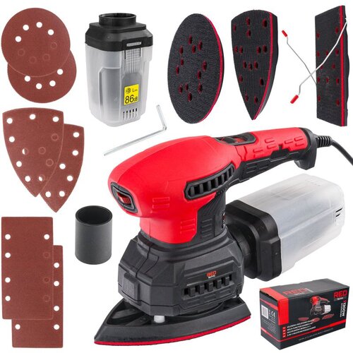  Ekscentrična oscilacijska brusilica 125 mm 1300 W 3u1 &ndash; RTSMO0060 Cijene