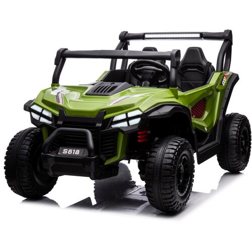 Lean Toys na akumulator S618 4x4 - dvosjed - zeleni Slike