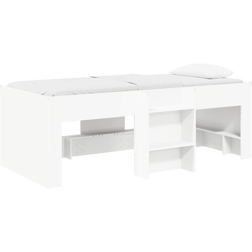  Kreveta za visoko spavanje djece Bijela 75 x 190 cm Slike