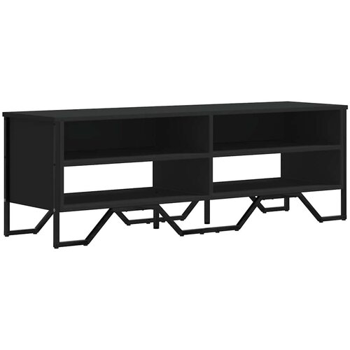  ormarić crni 122 x 34 x 41 cm od konstruiranog drva Slike