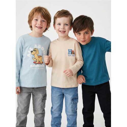 Sinsay Pamučne majice s printom 3 pack Cijene