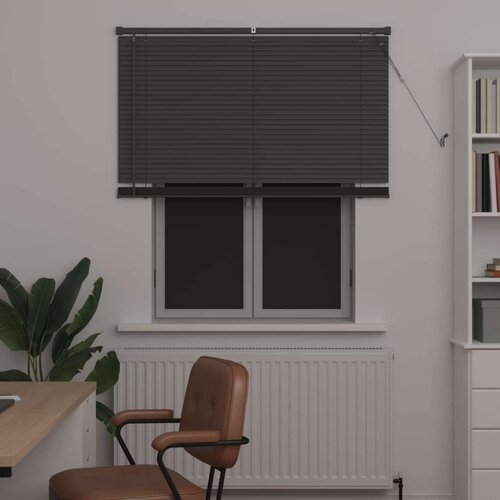  Venecijanska roleta Podesiva Srebrno Siva 150 x 120 cm PVC - Srebrno siva 120 x 150 cm Slike