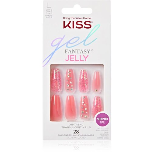Kiss Gel Fantasy Jelly umetni nohti 28 kos Cene