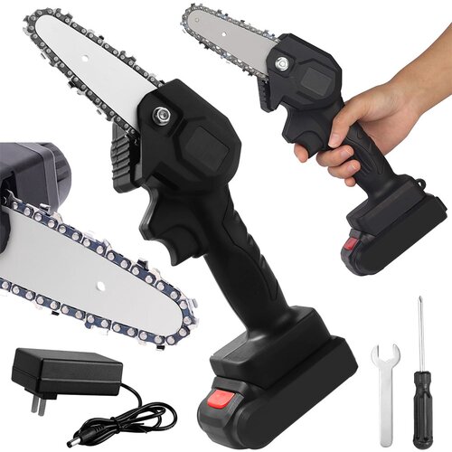 Komplet 24V akumulatorska verižna žaga 10cm Slike