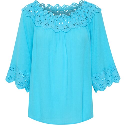 Cream Bluza &amp;#039;Bea&amp;#039; nebe&amp;scaron;ko modra Slike