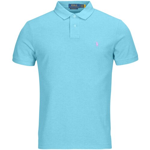 Polo Ralph Lauren POLO COUPE DROITE EN COTON BASIC MESH Plava Cijene