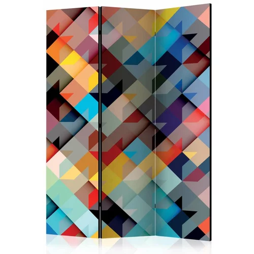  Paravan u 3 dijela - Colour Patchwork [Room Dividers] 135x172