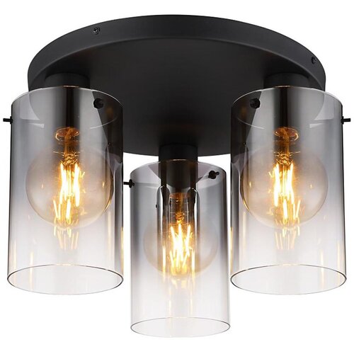 Globo 15907-3D - Plafonski luster FLORENTINA 3xE27/40W/230V pr. 40,5 cm crna Cene