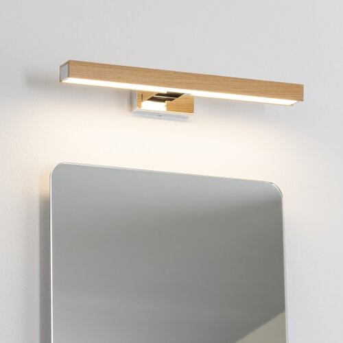  Brilagi-LED Kupatilsko osvetljenje za ogledalo WOODY MIRROR LED/8W/230V IP44 hrast/hrom Slike