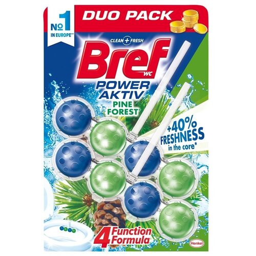 Bref power aktiv pine 4 funkcije wc osveživač 2 x 51 gr Cene
