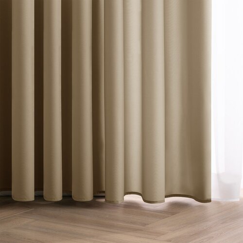 Restilo Bež zavesa za delno zatemnitev 140x250 cm Carli &amp;ndash; Slike