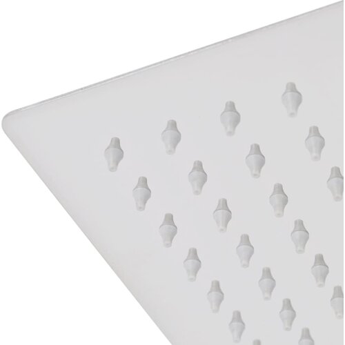  Glava za nadglavni tu&amp;scaron; nehrđajući čelik 20 x 20 cm četvrtasta Slike