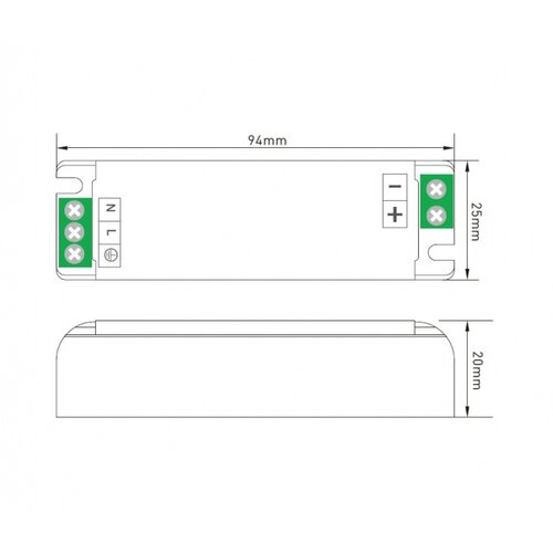 Dawn led napajanje slim 12V 36W 36WHH-12 Slike