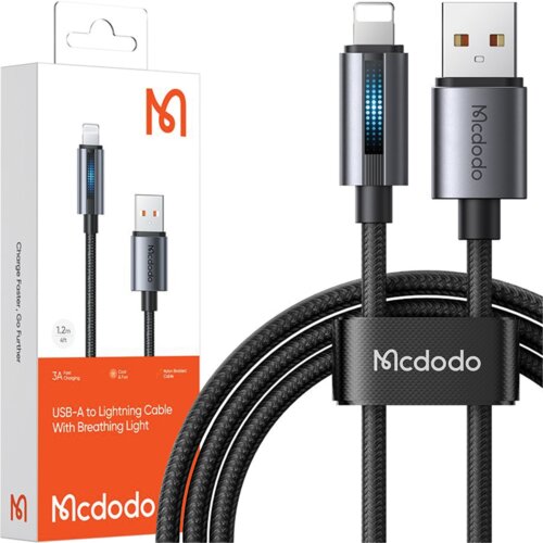 McDodo POLNILEC USB STRELA HITRO POLNJENJE KABEL ZA IPHONE 1M VODIL, (21747921) Cene