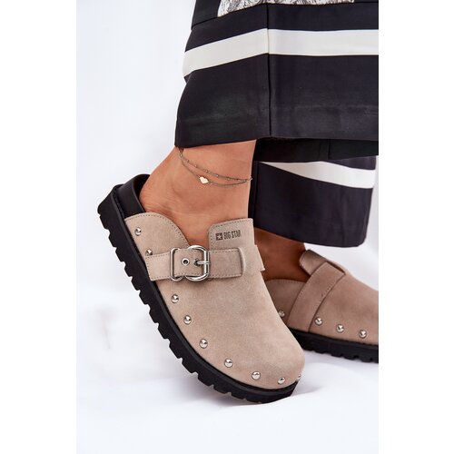 Big Star Suede Slippers Women's On Platform Cene