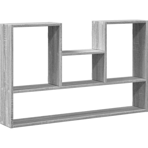 Maison Chic Stenska polica - Viseča Polica siva sonoma 99x15x60 cm inženirski les, (21794081) Cene