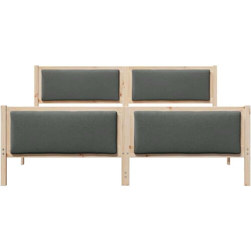  Okvir za krevet Tamno siva 180 x 200 cm tkanina Slike