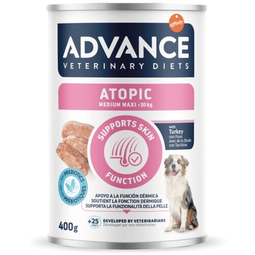 Advance veterinarska dieta za pse Atopic, konzerva - puran - 400 g 400 g Slike