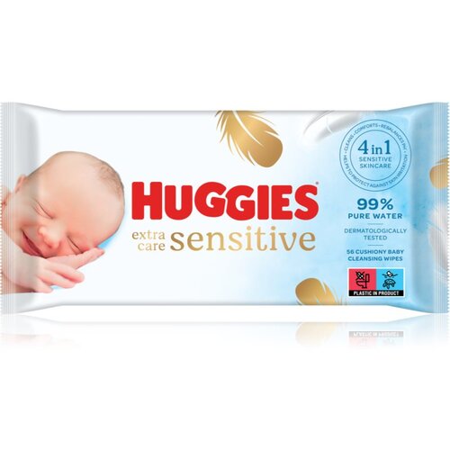Huggies Extra Care Single vlažni robčki za otroke 56 kos Cene