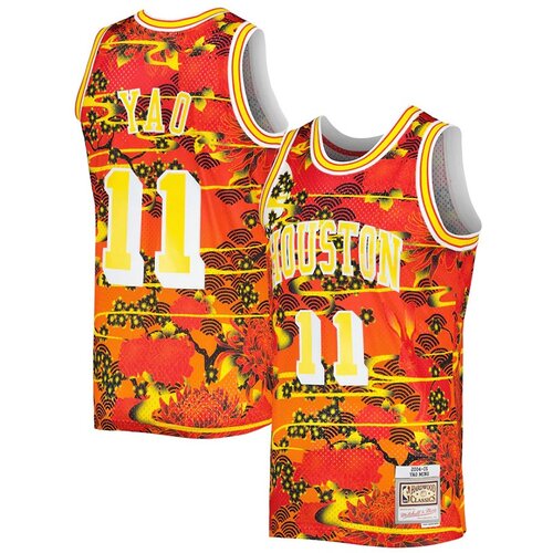 Mitchell And Ness mu&amp;scaron;ki Yao Ming 11 Houston Rockets 2004-05 Swingman Asian Heritage dres 5.0 Slike