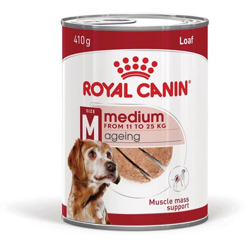 Royal Canin medium ageing 7+ loaf - vlažna hrana za starije pse srednjih rasa 11-25kg (410g) Slike