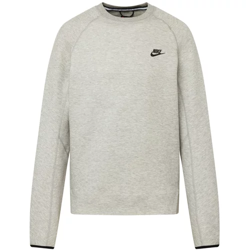 Nike Sportswear Sportska sweater majica siva melange / crna