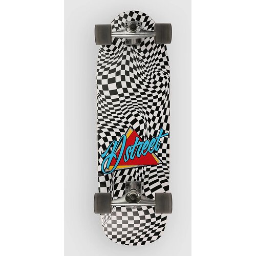 D6 Check Warp 32&amp;quot; Surfskate Complete black / white Slike