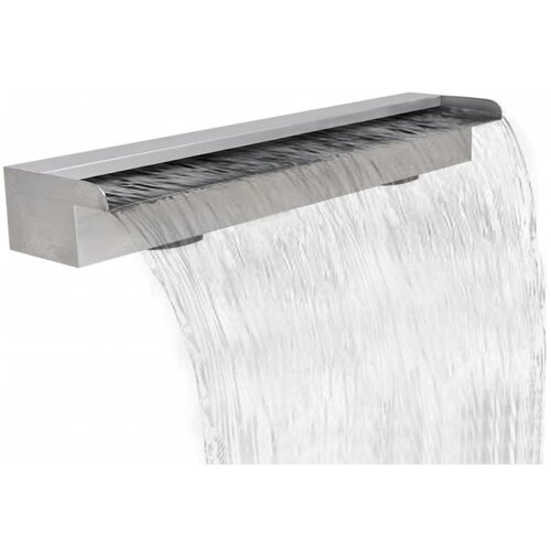  Pravokutna vodopadna fontana za bazen od nehrđajućeg čelika 90 cm - 90 cm bez LED svjetala Slike