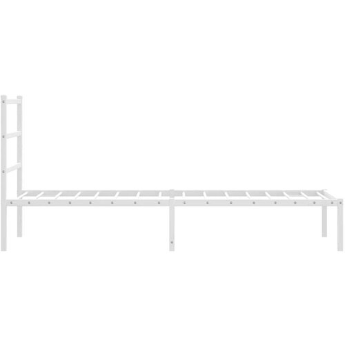  okvir za krevet s uzglavljem bijeli 75x190 cm Slike