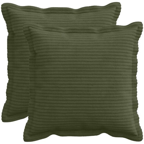  Presvlaka za jastuk 2 kom. HOUTEN Zelena 35 x 35 cm Kord Cijene