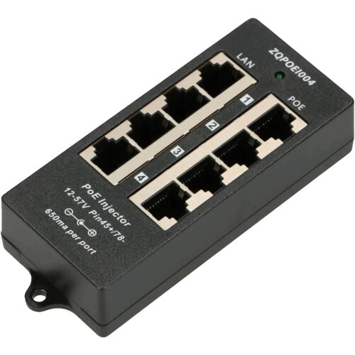 Extralink PoE injector, 4 x 100Mb/s RJ45 Cijene